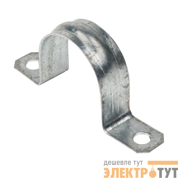 Скоба крепежная двухлапковая d31-32мм метал. EKF sm-2-31-32