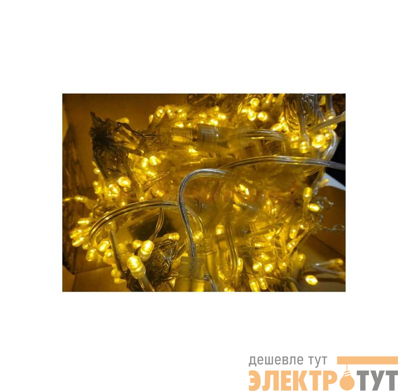 Гирлянда LD120-Y-E 120 светодиод. с доп. подключ. до 20 доп. модулей 12м желт. SHLights 4607144111652