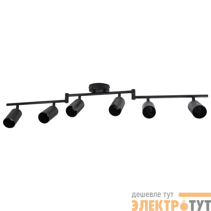 Светильник PCL-0606 6xGU10 IP20 230В BL настен./потолочн. декор. под лампу JazzWay 5066762