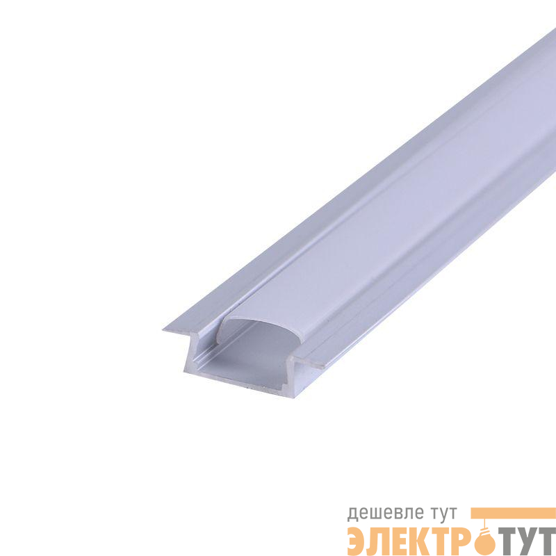 Комплект врезного алюм. профиля с рассеив. 22х6мм 2м Rexant 146-405