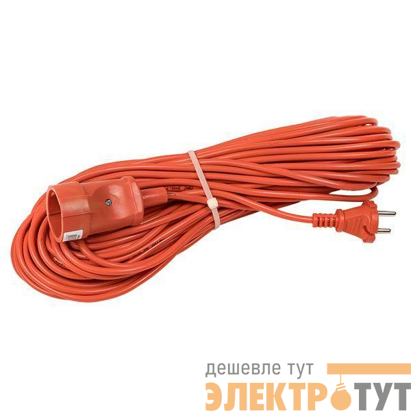 Удлинитель-шнур 1х30м без заземл. 10А IP20 Зевс 2.0 2.3кВт ПВС 2х0.75 PROxima EKF USB02-10-275-1-30