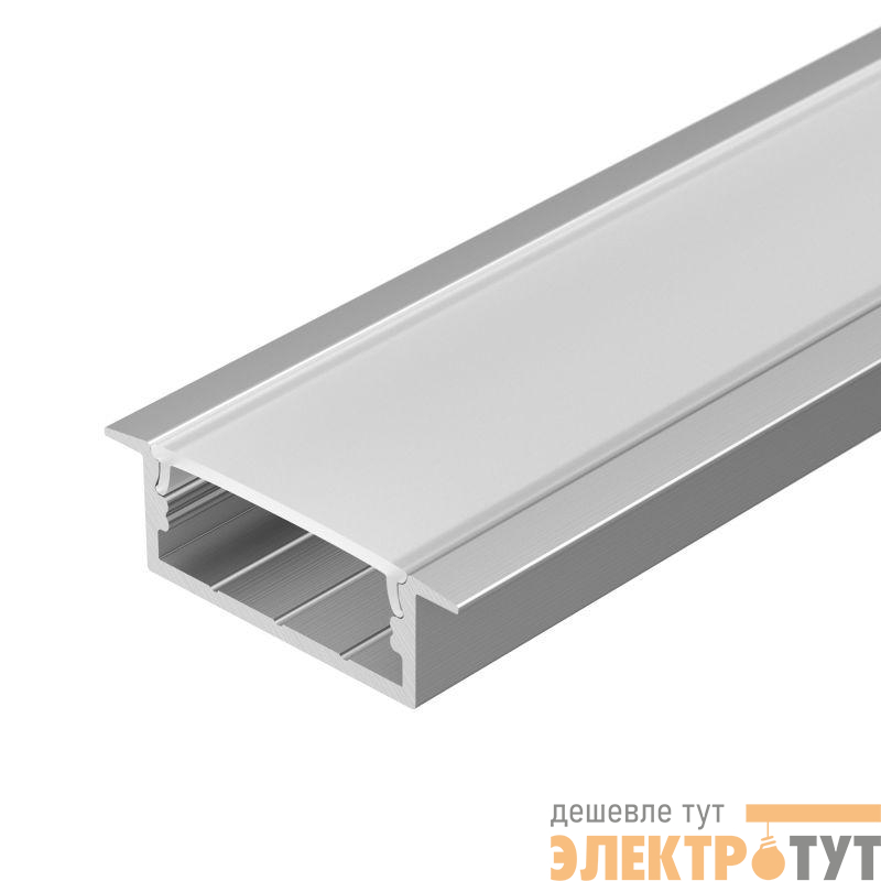 Профиль ARH-WIDE-F-H10-2000 ANOD+OPAL L2000 с экраном алюм. Arlight 036769