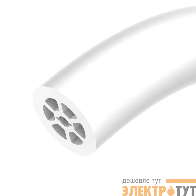 Профиль силиконовый WPH-FLEX-D40-360deg-S10-5m WHITE силикон (уп.5м) Arlight 045869