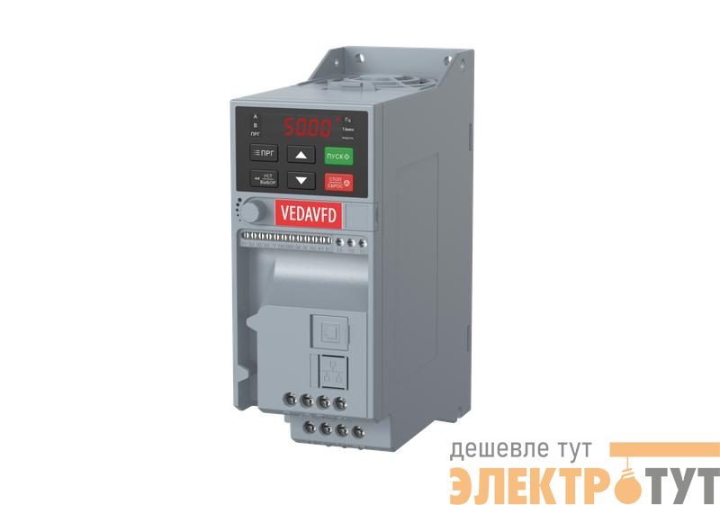 Преобразователь частоты VF-51-P5K5-0013-T4-E20-B-H вход. 380В выход. 5.5кВт выход. 13А VEDA ABA00009
