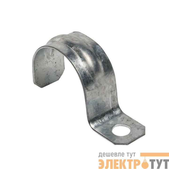 Скоба крепежная однолапковая d21-22мм метал. EKF sm-1-21-22
