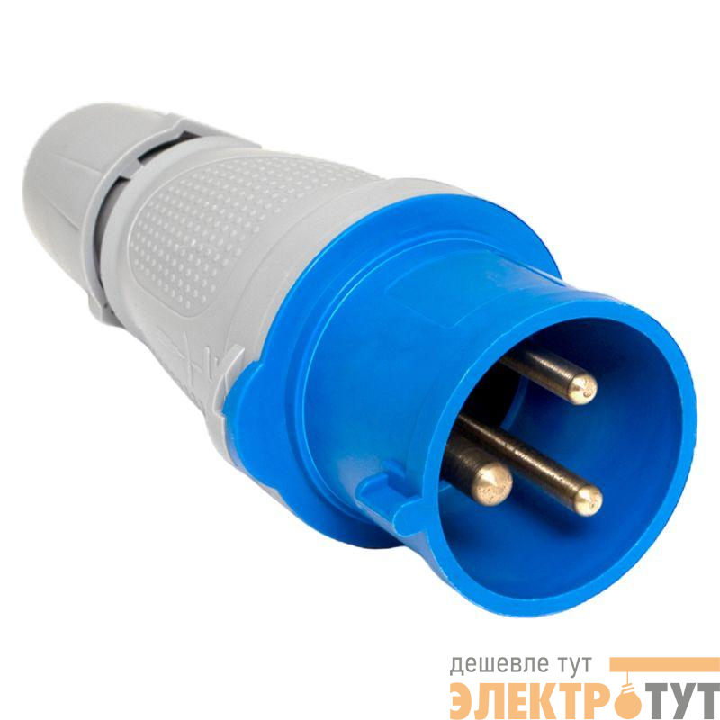 Вилка переносная 023 2Р+РЕ 32А 220В IP44 PROxima EKF ps-023-32-220-PRO