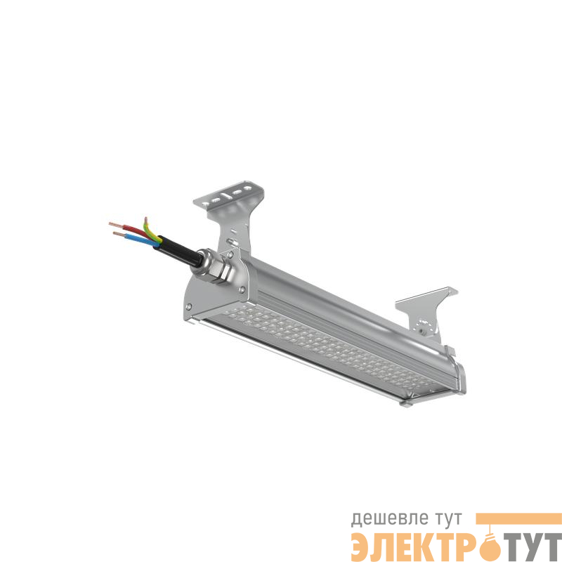 Светильник светодиодный ДСП WP 24 C 30W VW 840 L400 SI CL 400х220х190мм 30Вт 4000К IP66 пылевлагозащ. Русский Свет 27072423905