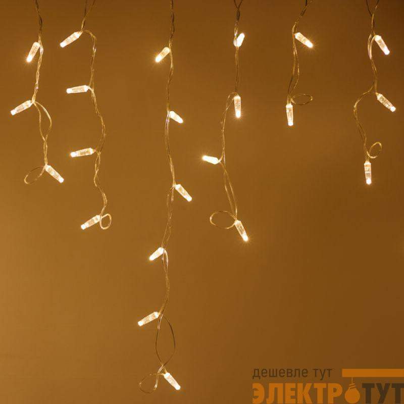 Гирлянда ARD-ICICLE-CLASSIC-5000x500-CLEAR-160LED-FLASH Warm (230В 10Вт IP65) Ardecoled 042724