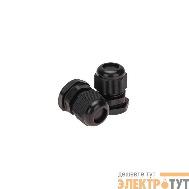 Ввод кабельный PG-13.5 (6-12мм) черн. Rexant 07-8013-1