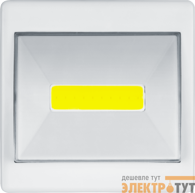 Фонарь 14 231 NPT-PL03-3AAA пласт. пушлайт 1COB LEDx3Вт 1реж. Navigator 14231