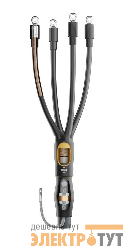 Муфта кабельная концевая универс. 1кВ HT1P-01/4x70-120L12 (4КВНтп-1-70-120) бумажн. изоляция; с броней; с болтов. наконечн.; ППД НИЛЕД 16001471