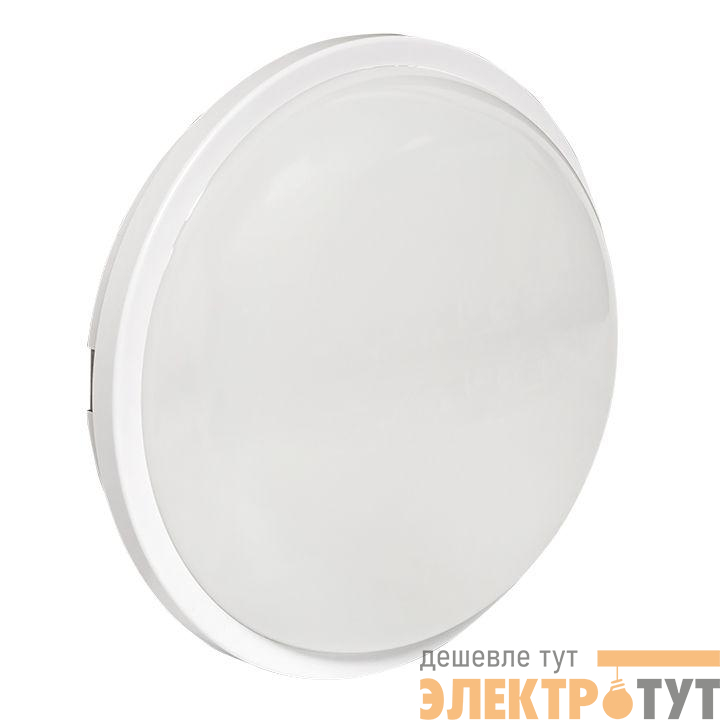 Светильник светодиодный ЖКХ ДПО-2600 15Вт 4000К IP65 круг с микроволновым датчиком движения LUMA EKF BKL-2600DM-R-15-4000