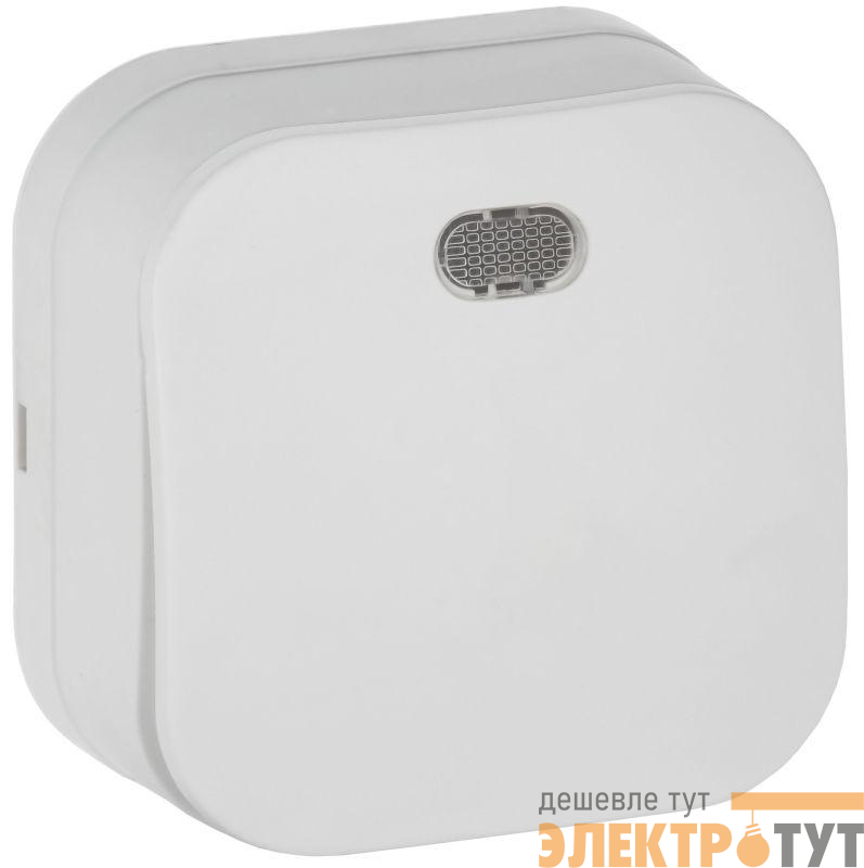 Выключатель 1-кл. ОП GLORY ВС20-1-1-ХБм 10А с индикацией бел. матов. IEK EVH11-K01M-10