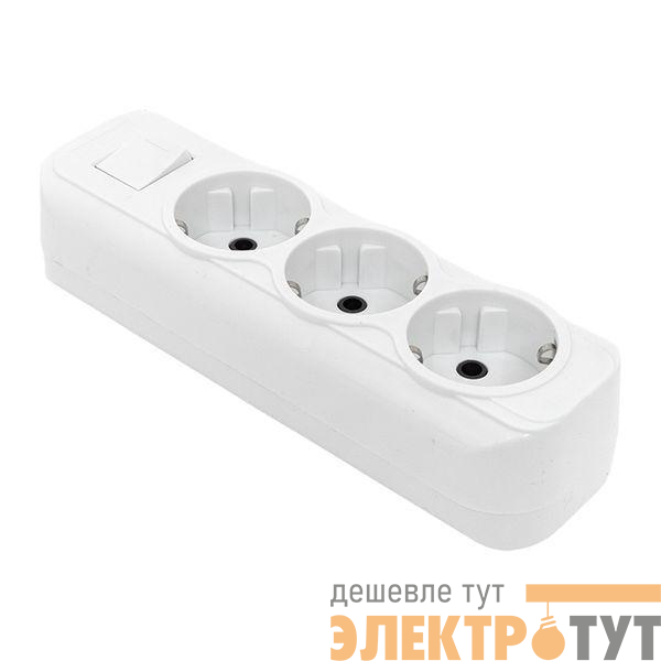 Колодка удлинителя 3-м с заземл. 16А Эксперт 3.5кВт с выкл. PROxima EKF AKB16-3i