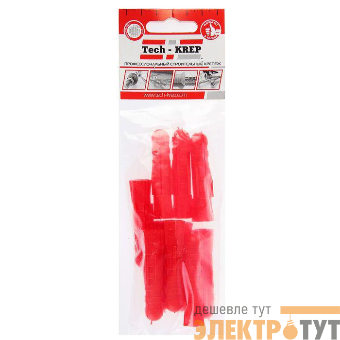 Дюбель распорный 12х60 тип Т трехсегментный (пакет) (уп.10шт) Tech-Krep/Zitar 111485
