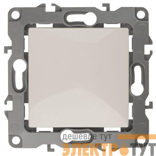 Переключатель 1-кл. СП Эра12 12-1103-02 10А IP20 250В 10AX механизм сл. кость Эра Б0014640