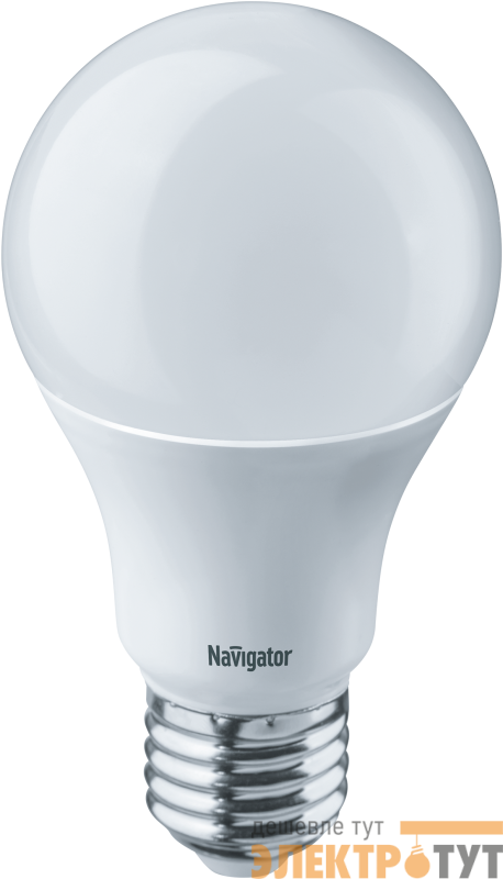Лампа светодиодная 94 385 NLL-A55-7-230-2.7K-E27 7Вт грушевидная 2700К тепл. бел. E27 525лм 170-260В Navigator 94385