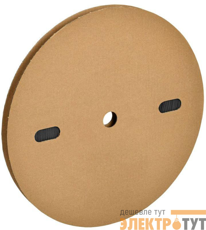Трубка термоусадочная тонкостен. ТТУ нг-LS 8/4 черн. (уп.100м) IEK UDRS-D8-100-K02