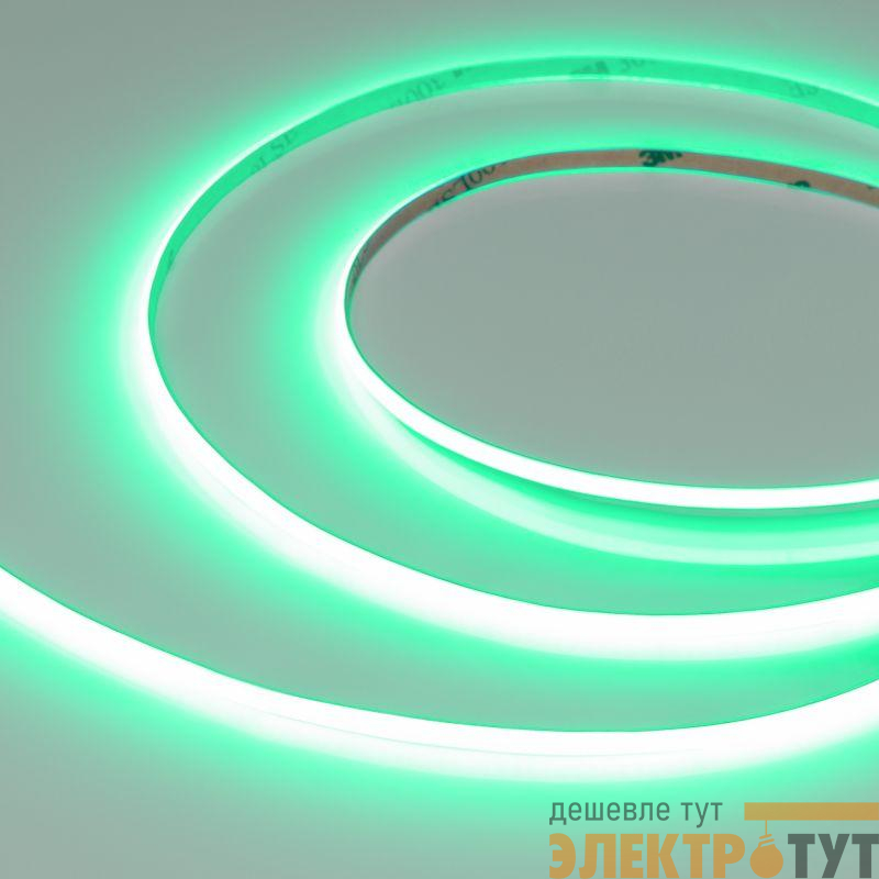 Лента светодиодная COB-X480-4mm 24V Green 4Вт/м IP20 (уп.5м) Arlight 046906