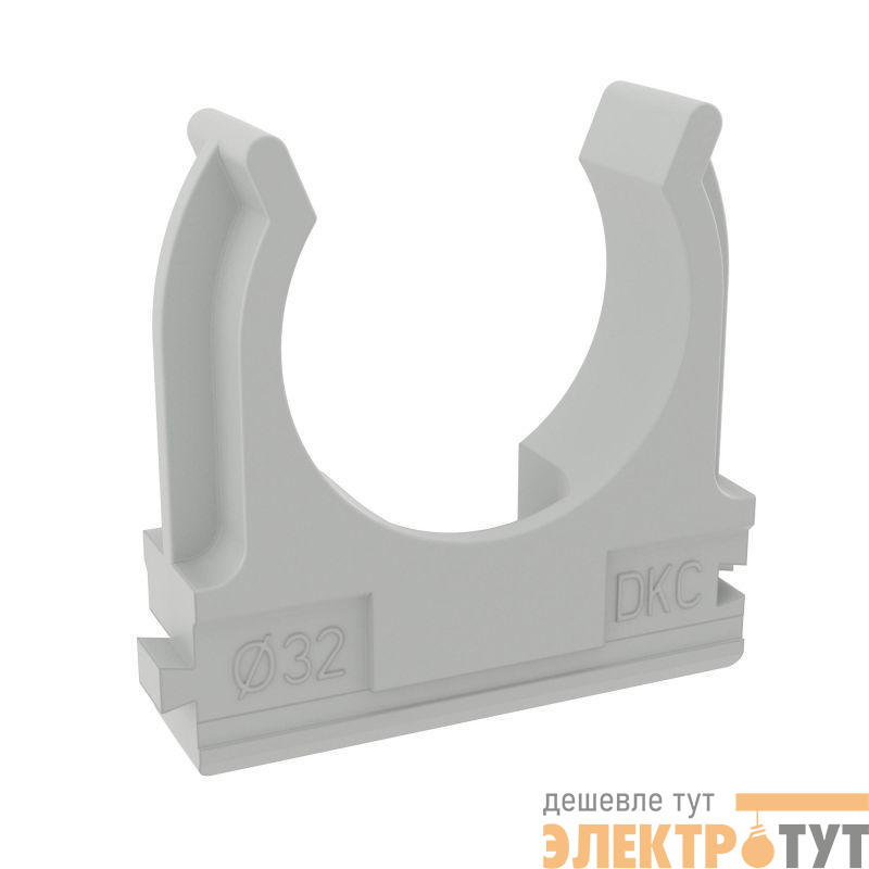 Держатель для труб (клипса) d32мм с защелкой (розн. уп.4шт) DKC 51032R
