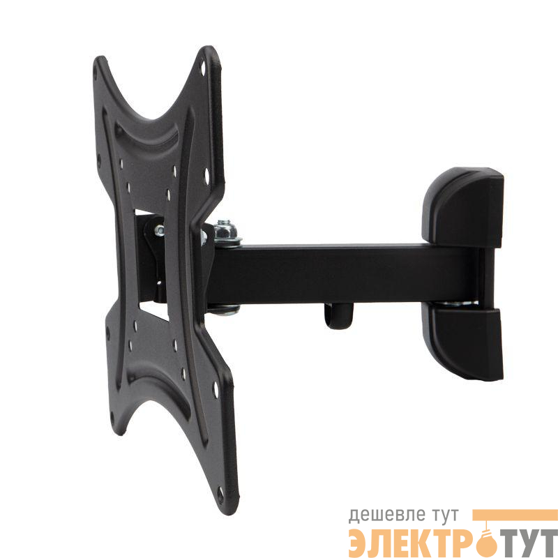 Кронштейн для телевизора 17-43дюйм наклонно-поворотный 1 колено Rexant 38-0060