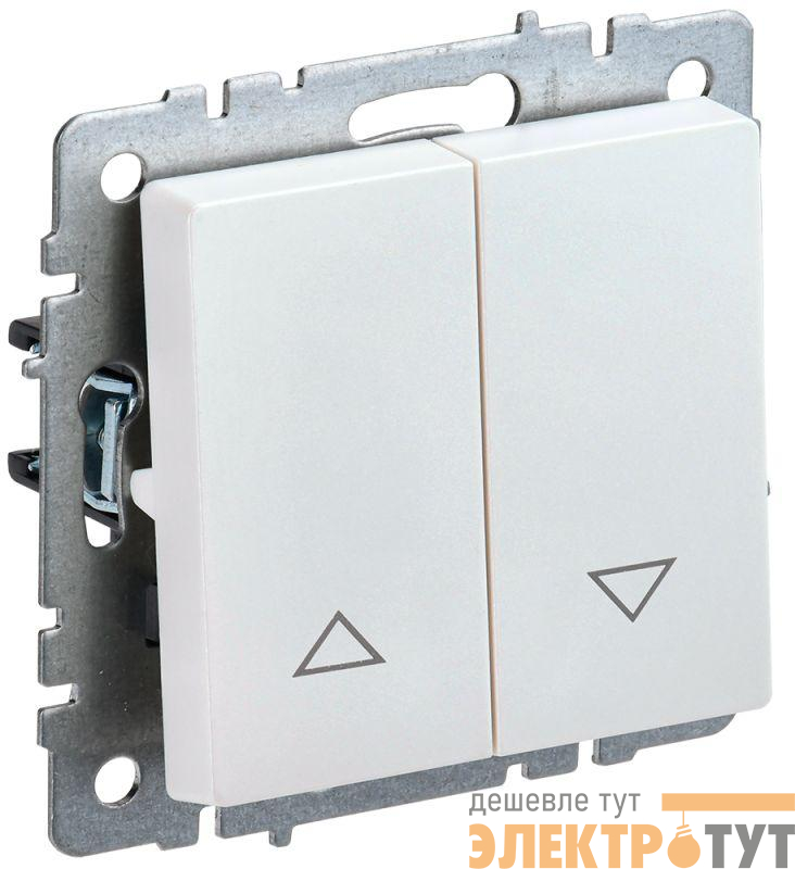Выключатель жалюзи СП BRITE ВС10-1-5-БрЖ 10А механизм жемчуж. IEK BR-V15-0-10-K36