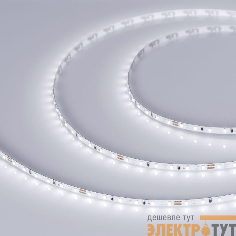 Лента светодиодная MICROLED-M120-4mm 24V Cool 8000К 5.4Вт/м IP20 2216 узкая (уп.5м) Arlight 040607