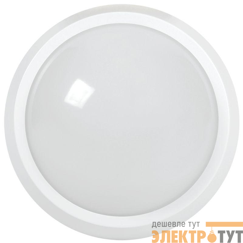 Светильник светодиодный ДПО 5071 28Вт 6500К IP65 круг бел. IEK LDPO0-5071-28-6500-K01
