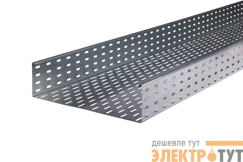 Лоток листовой перфорированный 110х400 L3000 сталь 0.9мм LKS 140 FT RU гор. оцинк OBO 6837608