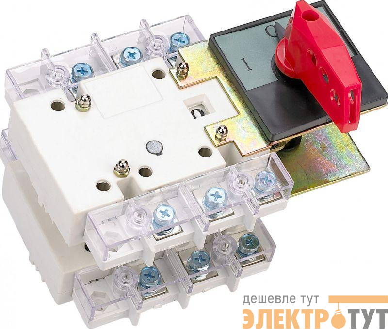 Выключатель-разъединитель 4п 125А два направления тандем с видимым разрывом DEKraft 40165DEK