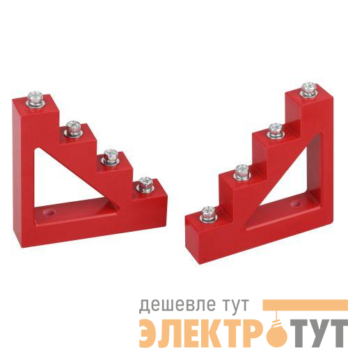Изолятор шинный ступенчатый NO-224-157 ИС4-30 М8 с болтами 9кВ Эра Б0065655