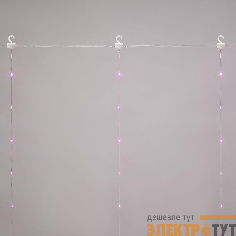 Гирлянда светодиодная "Светодиодный Дождь" из росы 3х3м роз. USB + пульт управления Neon-Night 315-987