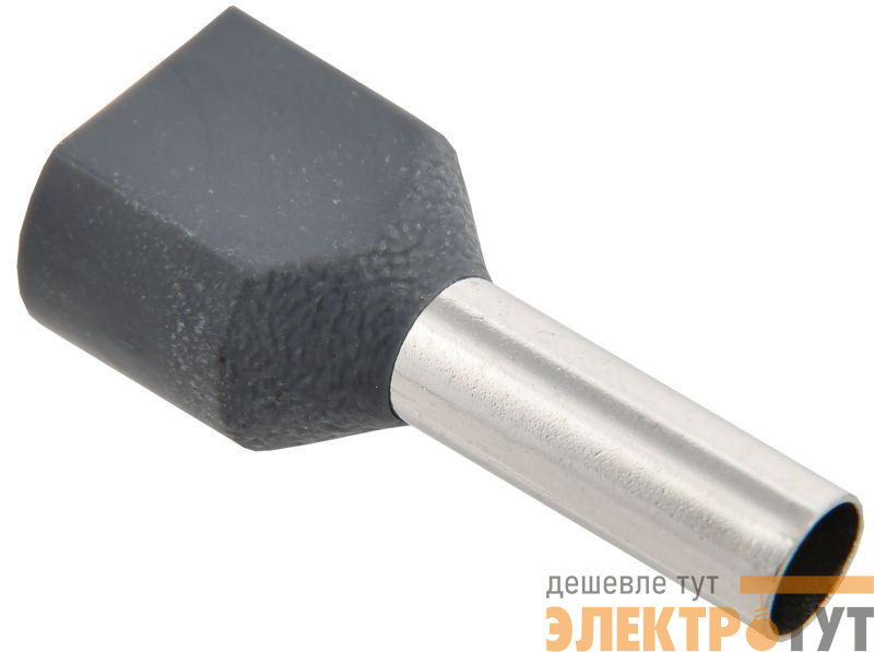 Наконечник-гильза НГИ2 4.0-12 сер. (уп.20шт) IEK UTE10-4-D4-0-100