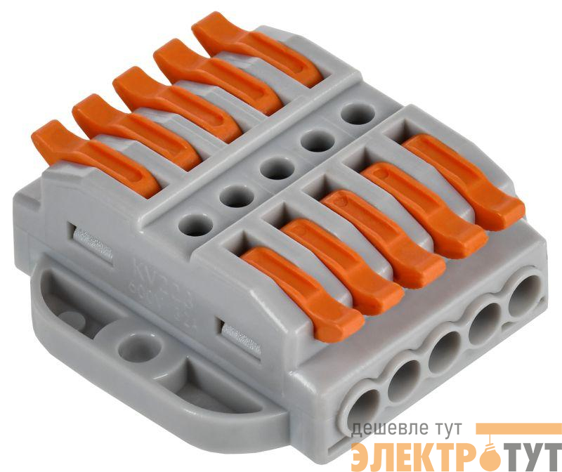 Клемма строительно-монтажная СМК 222-4155P IEK UKZ20-4155P-050