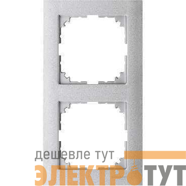 Рамка 2-м M-Pure алюм. SchE MTN4020-3660