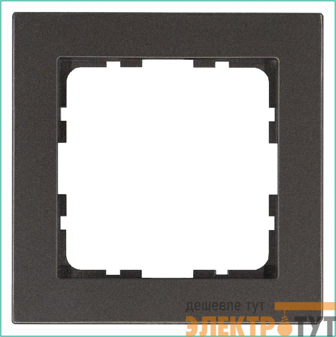 Рамка 1-м G-Classic мокко Jasmart G1001Z