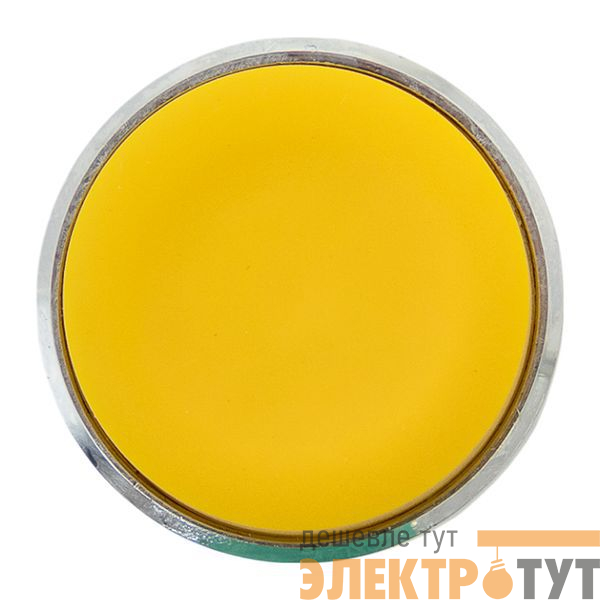 Механизм кнопки исполнительный XB4 IP65 выпирающая возвратный без фиксации без подсветки желт. EKF XB4BL-Y-65