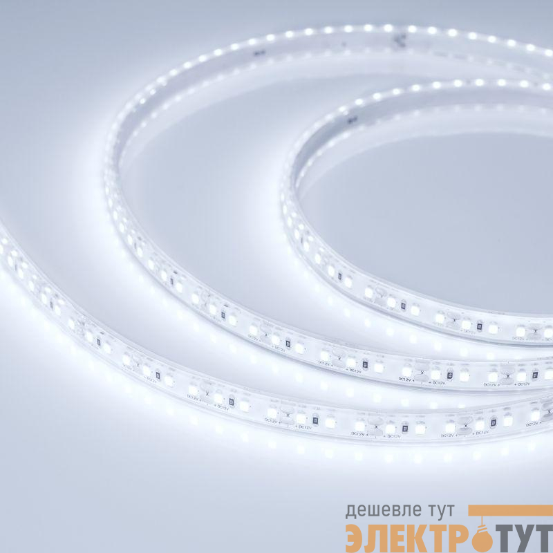 Лента светодиодная RTW-PU-A120-10.5mm 12V Cool 8000K 16.8Вт/м IP68 Wire 2м герметичная (уп.5м) Arlight 029595(3)