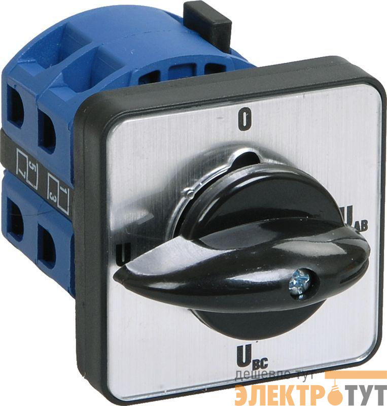 Переключатель кулачковый ПКП10-11/О 10А на 1 полож. "0-1" 400В IEK BCS11-010-1