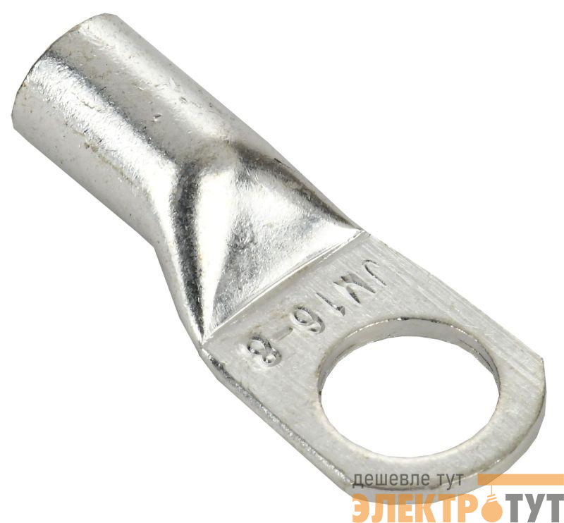 Наконечник медный луженый JGA-16-8 (ТМЛ) (уп.5шт) IEK UNP10-31-O-016-008-05