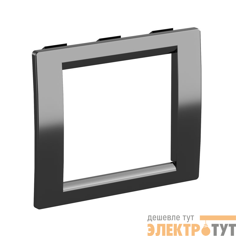 Рамка 2мод. универс. под Brava/VIVA/45х45 черн. DKC F00011B