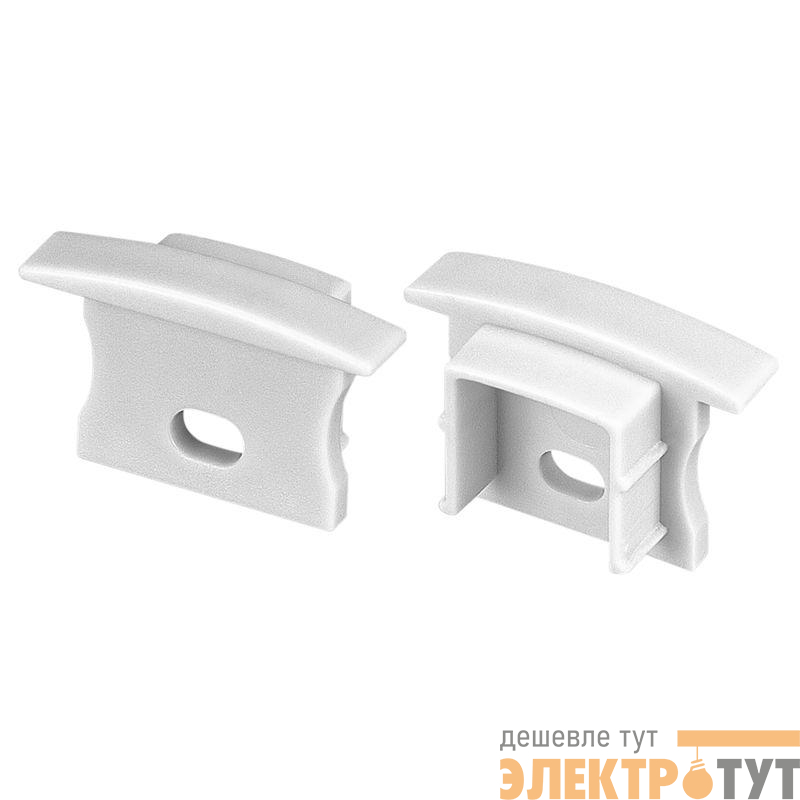 Заглушка LINE-2315-F с отверстием пластик (комплект) Arlight 044269