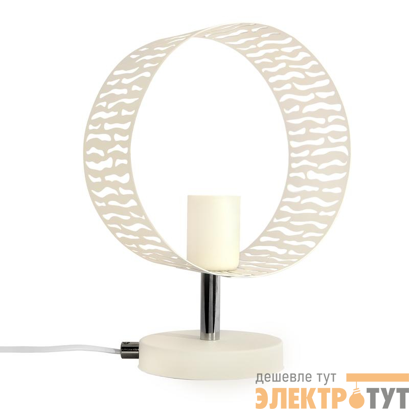 Светильник "Дакар" ННБ 63-60-020 (ИМ) настольный шнур бел. бел. муар Элетех 1005405061