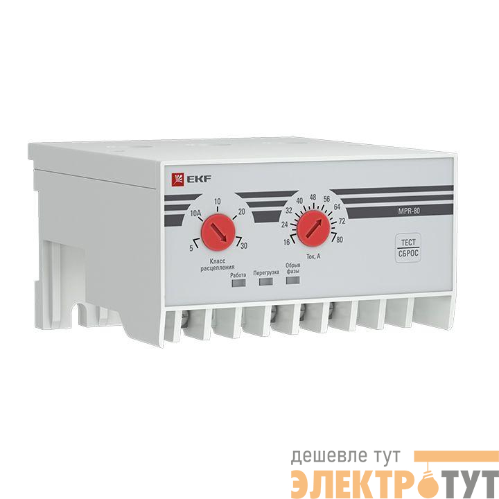 Реле защиты двигателя MPR 80А EKF mpr-80