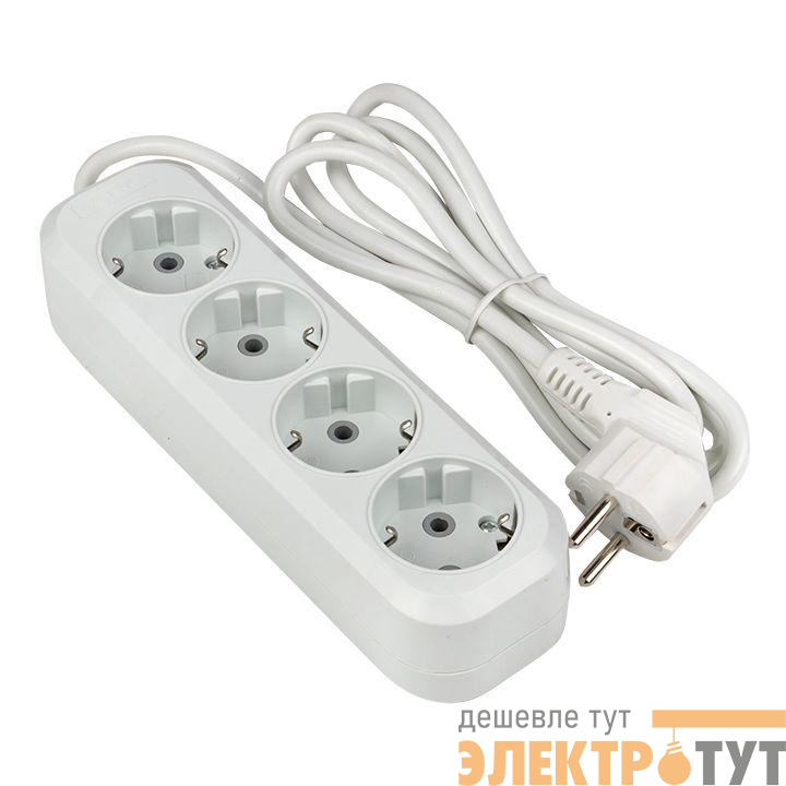 Удлинитель 4х3м с заземл. 16А IP20 "Эксперт" 3.5кВт з/к ПВС 3х1 EKF UBA16-310-4-03