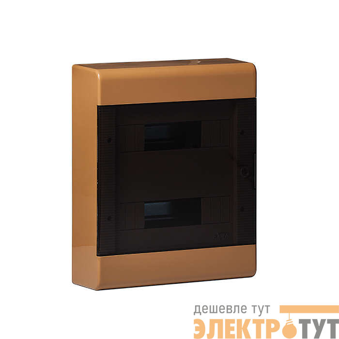 Щиток ОП Тусо 24мод. с двер. 370х302х95мм корич. Ruvinil 68324К