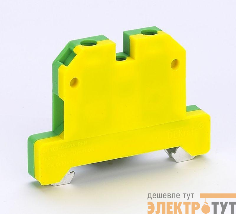 Зажим наборный заземляющий ЗН-101 50А 6кв.мм DEKraft 32413DEK