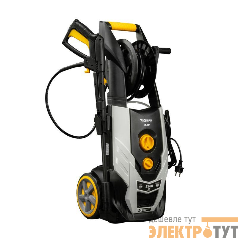 Мойка высокого давления KR-171 2200Вт 450л/ч 170 Бар Kranz KR-16-1269