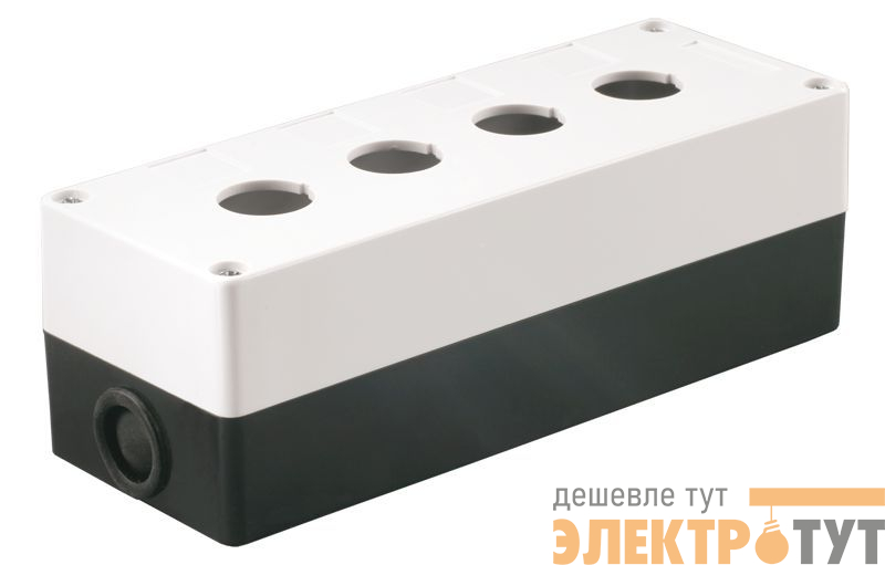 Корпус КП 104 4-м для кнопок бел. IEK BKP10-4-K01