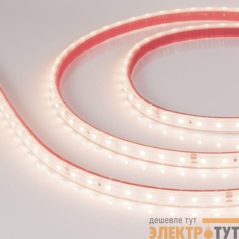 Лента светодиодная RTW-PS-A80-10mm 24V Warm 3500К 6Вт/м IP67 2835 герметичная (уп.50м) Arlight 028533(2)